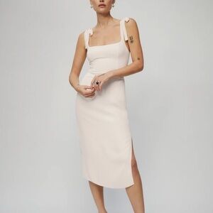 Reformation Besse Dress in White EUC Sz 6